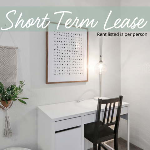 Private Short Term Bedroom